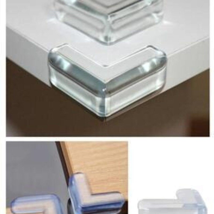 4 lü Masa Sehpa Köşe Koruyucu Silikon- Çocuk Koruma Aparatı (5460)