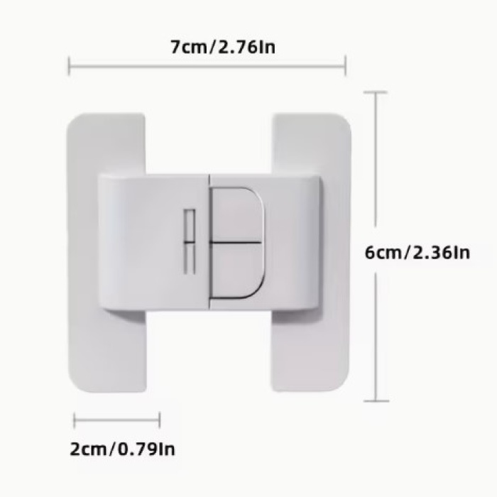 4 Adet Buzdolabı, Çekmece ve Dolap Kapağı Çocuk Kilidi (5460)