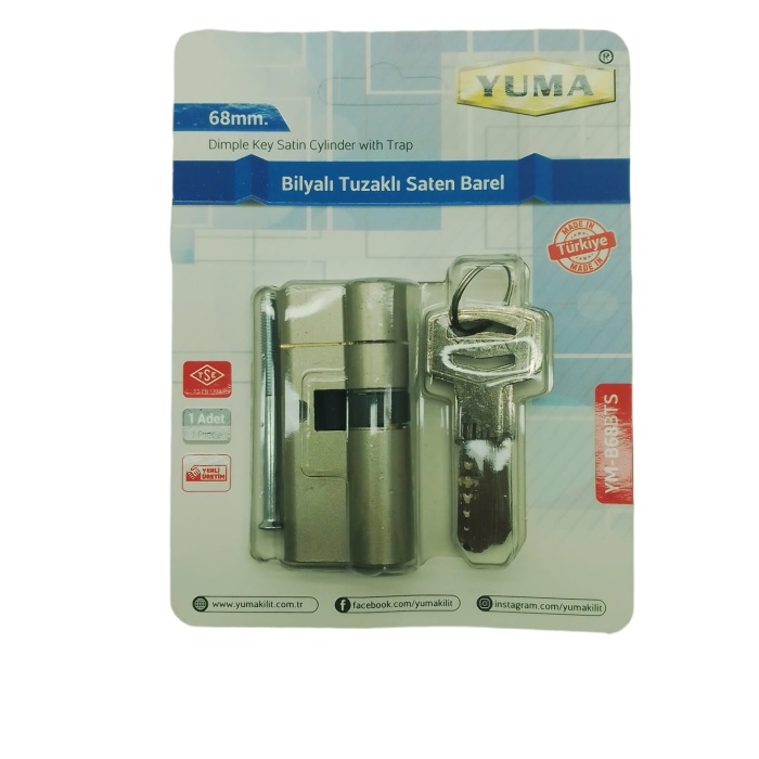 TUZAKLI BİLYALI BEYAZ BAREL (5460)