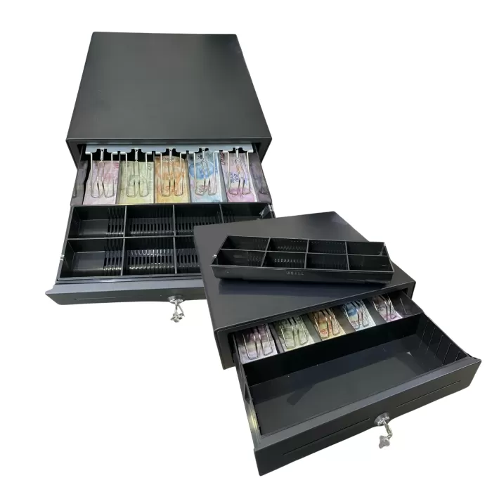 Dbpos M-415 Metal Para Çekmecesi 5 Gözlü Plastik Sürgü