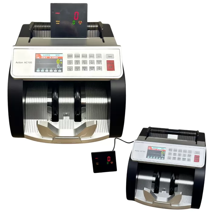Action AC100 TL / EURO Kağıt Para Sayma Makinesi