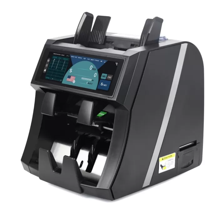 Tsp Para Sayma Makinası 21 Ülke Siyah Yazıcılı