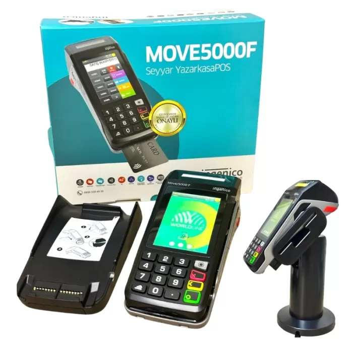 İngenico Move 5000 F Yeni Nesil Mobil Pos Yazarkasa 