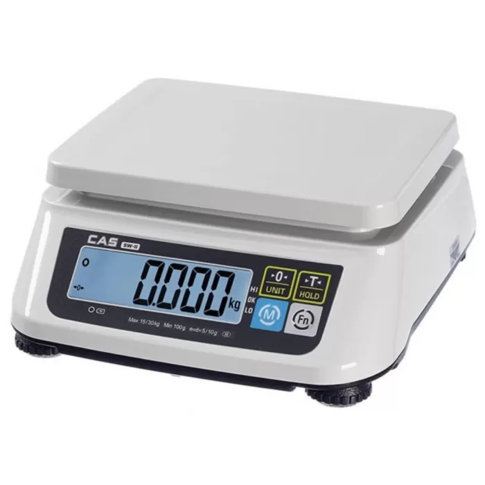 Cas SW Akülü Çift Gösterge (15 Kg) 2 Gr Tartım Terazisi