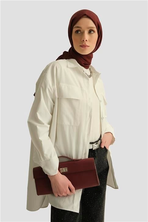 Armine Gömlek 25YH3443 Beyaz