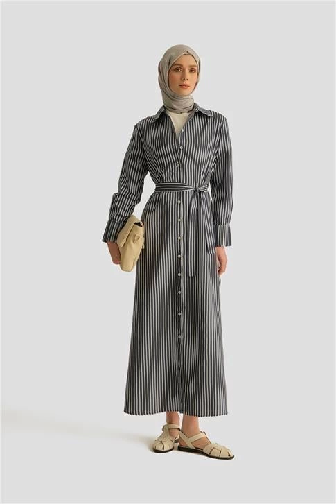 Armine Elbise 25YD9047 Lacivert