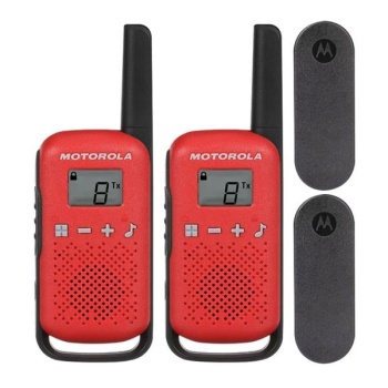 MOTOROLA TLKR-T42 PMR446 EL TELSİZİ 3LÜ PAKET 4 KM MEZİLLİ 8 KANAL (3 ADET İNCE PİL)