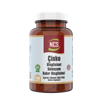 Ncs Çinko Bisglisinat Selenyum Bakır Bisglisinat 180 Tablet