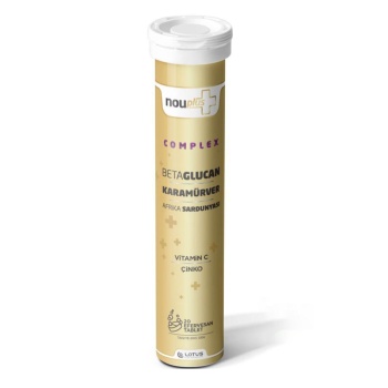 Nouplus Complex Kara Mürver Vitamin C 20 Efervesan Tablet