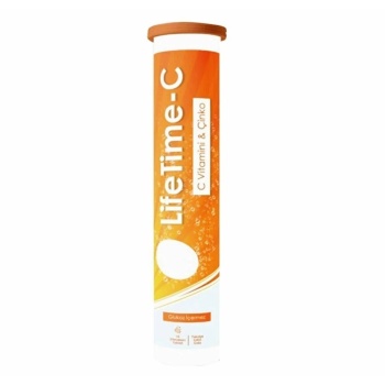 Life Time C Vitamini + Çinko 1000 mg 16 Efervesan Tablet