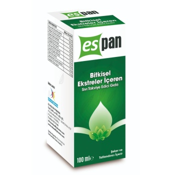 Espan Bitkisel Şurup 100 ml