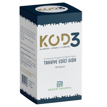 KOD3 Takviye Edici Gıda 50 Kapsül