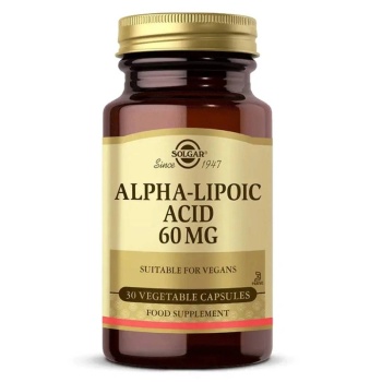 Solgar Alpha Lipoic Acid 60 mg 30 Kapsül
