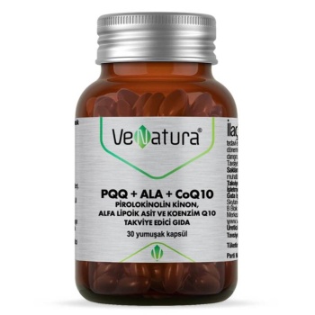 Venatura PQQ+ALA+KoenzimQ10+Alfa Lipoik Asit 30 Kapsül
