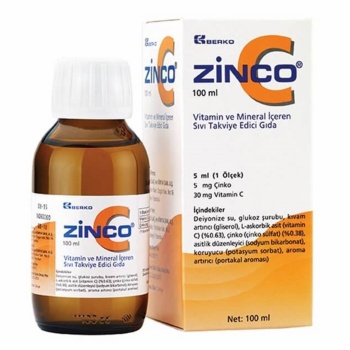 Zinco C 5 mg Şurup 100 ml