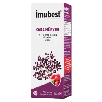 İmubest Sambucus Nigra, Beta Glukan, Vitamin C & Çinko Şurup 150 ml
