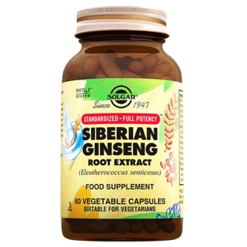 Solgar Siberian Ginseng Root Extract 60 Kapsül