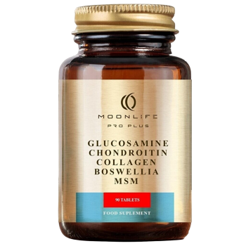 Moonlife Glucosamine Chondroitin Collagen Boswella MSM 90 Tablet