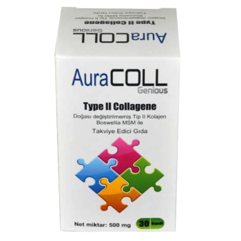 Aura Coll Geneios Type 2 Collagene 500 mg 30 Tablet