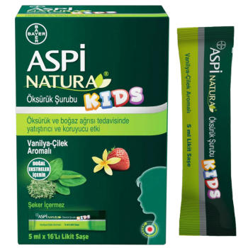 Aspinatura Kids Öksürük Şurubu 5 ml 16 Saşe