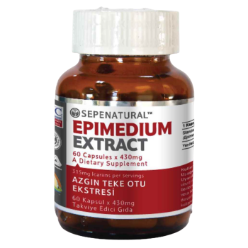 Sepe Natural Epimedium Extract 430 mg 60 Kapsül