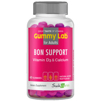 Suda Vitamin Gummy Lab Bon Support Adults Karışık Aroma 60 Gummies
