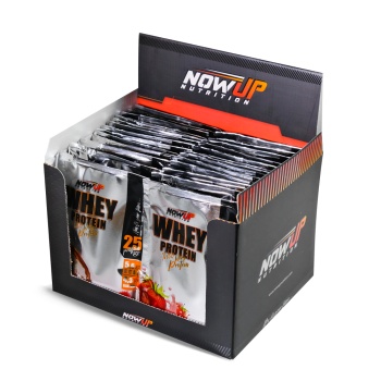 Nowup Whey Protein - 30 Saşe X 36 Gr. - Chocolate & Strawberry - Çikolata Ve Çilek Aromalı