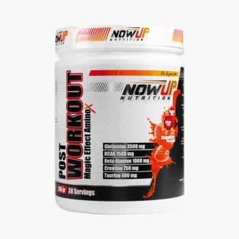 Nowup Post-Workout - 360 Gr. - Strawberry - Çilek Aromalı