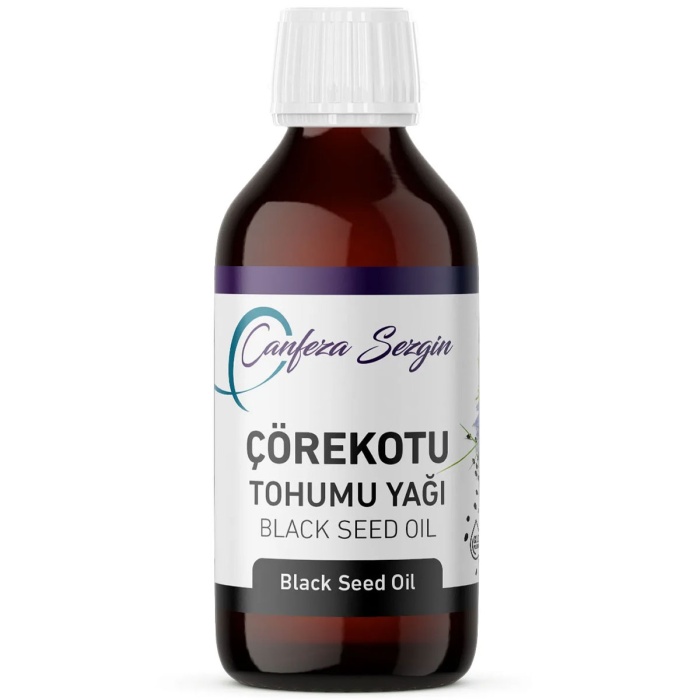 Canfeza Sezgin Soğuk Sıkım %100 Doğal ve Saf Çörekotu Tohumu Yağı 100 ml