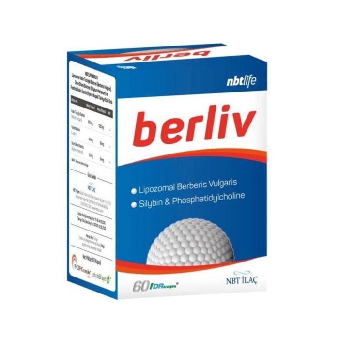 NBT Life Berliv Lipozamal Berberin 60 Kapsül