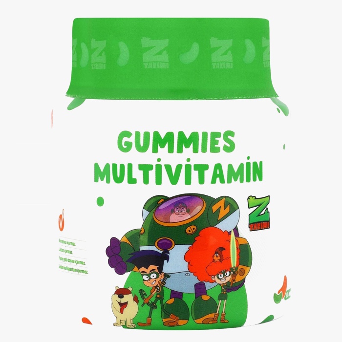Vitago Kids Z-takimi 4 x Paket Gummies Vitamin Seti