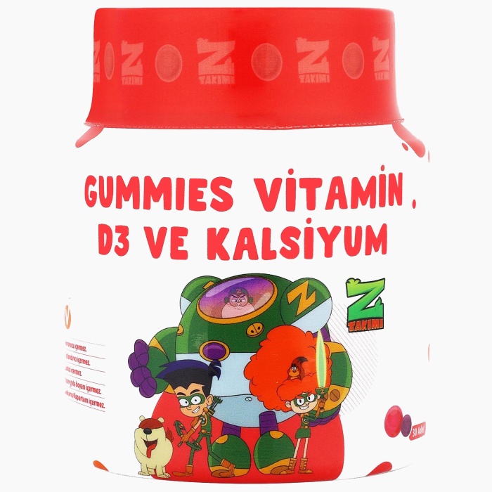 Vitago Kids Z-takimi 4 x Paket Gummies Vitamin Seti