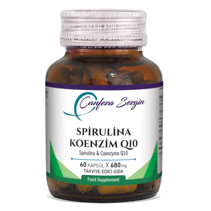 Canfeza Sezgin Spirulina Koenzim Q10 60 Kapsül