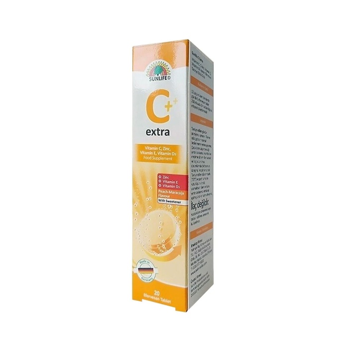 Sunlife Vitamin C Extra 20 Efervesan Tablet