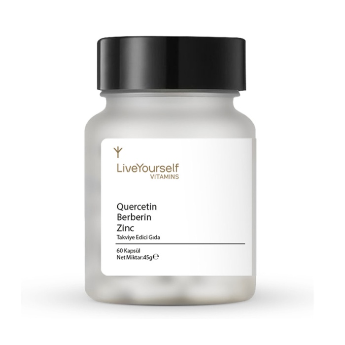 Live Yourself Vitamin Quercetin Berberin 60 Kapsül