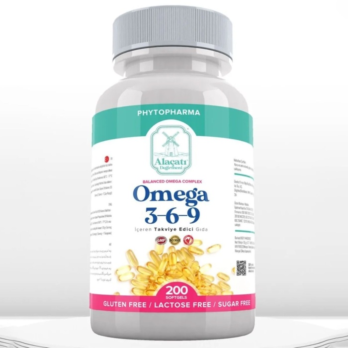 Alaçatı Değirmeni Omega 3 6 9 200 Softgel