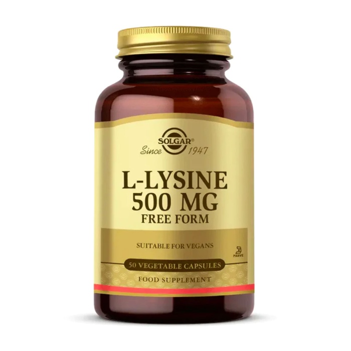 Solgar L-Lysine 500 mg 50 Kapsül