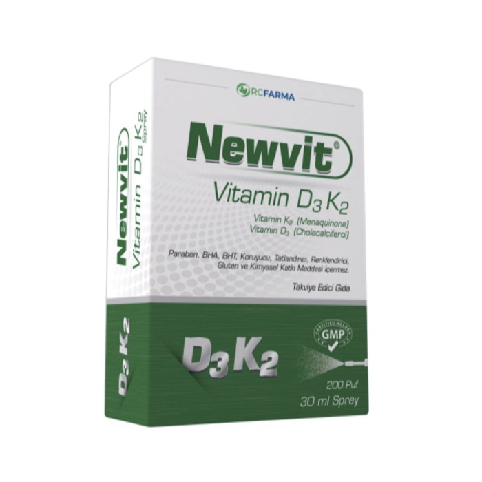 Newvit Vitamin D3K2 Sprey 30 ml