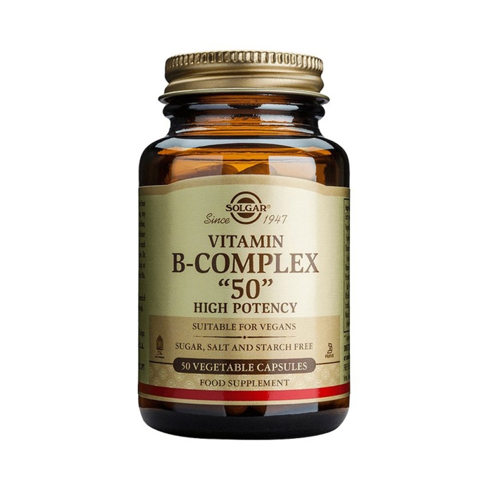 Solgar Vitamin B Complex 50 mg 50 Kapsül