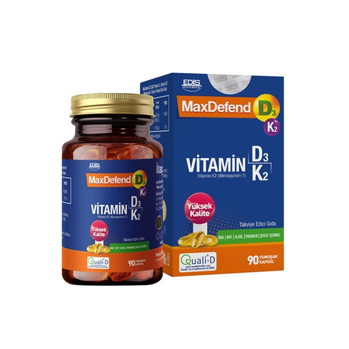 Maxdefend D3 K2 90 Kapsül