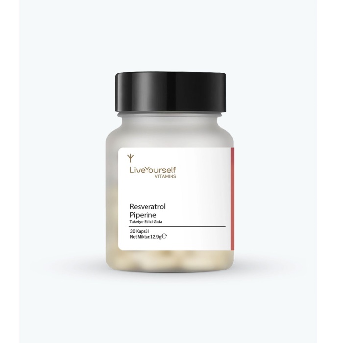 Live Yourself Resveratrol Piperin 30 Kapsül