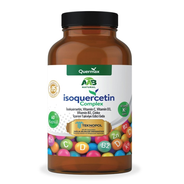 İsoquercetin Complex Vitamin C D3 B2 Çinko 60 Kapsül