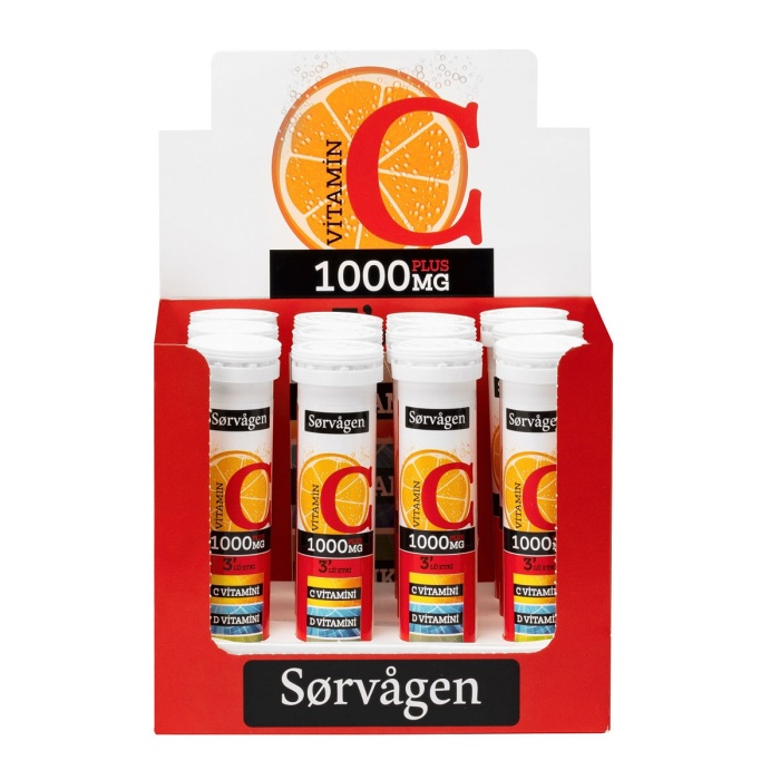 Sorvagen Vitamin C 1000 mg Plus 15 Efervesan Tablet 12 adet Stant