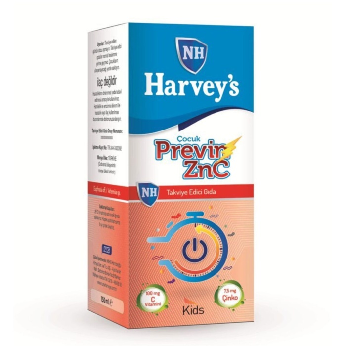 Nurse Harveys Previn Zinc Şurup 150 ml