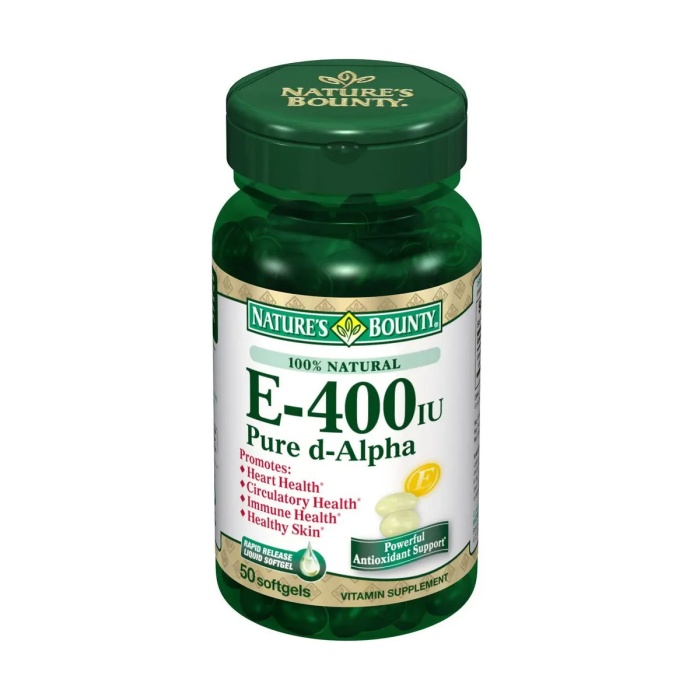 Natures Bounty E-400 IU 50 Softgel