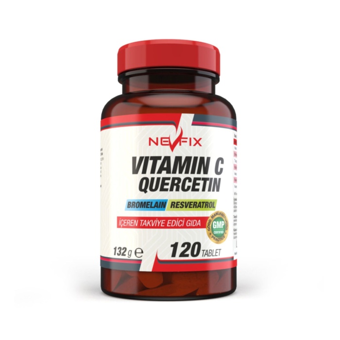 Nevfix Quercetin Vitamin C Bromelain Resveratrol 120 Tablet