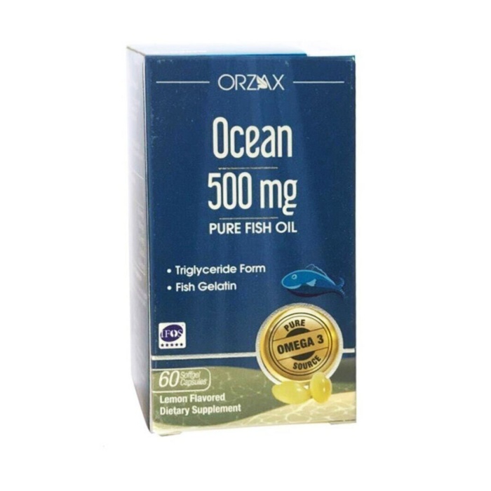 Ocean Omega 3 Balık Yağı 500 mg 60 Kapsül