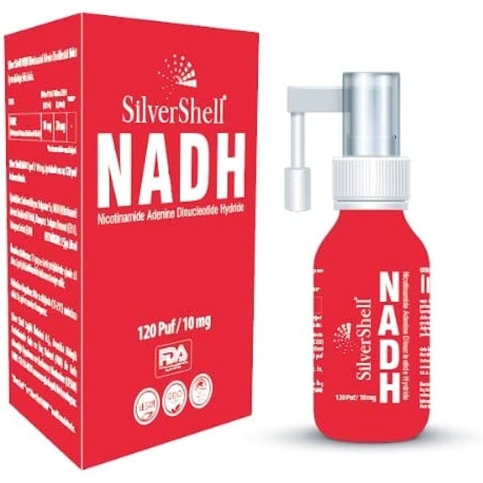 Silver Shell Nadh Nikotinamid Adenin Dinükleotid Hidrit İçeren Dil Altı Sprey 10 mg