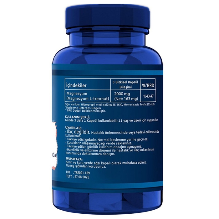 NCS L-Treonat Magnezyum 90 Kapsül