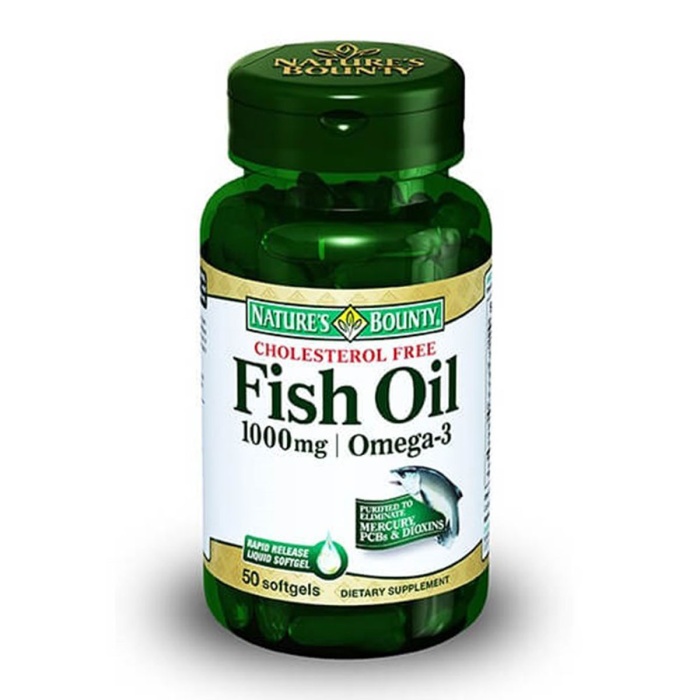 Nature's Bounty Fish Oil 1000 mg 50 Tablet